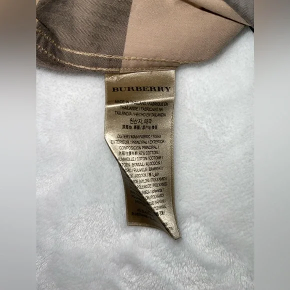 Burberry Check Button Shirt L - Picture 5 of 6